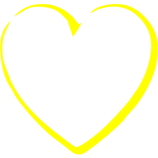 Download PNG image - Yellow Heart PNG Transparent Image 