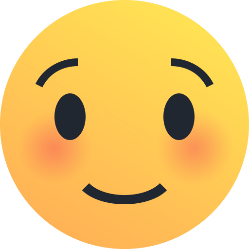 Download PNG image - Blush Emoji PNG Isolated Image 