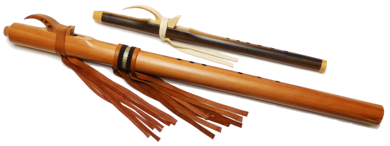 Download PNG image - Brown Wooden Bamboo Flute PNG 