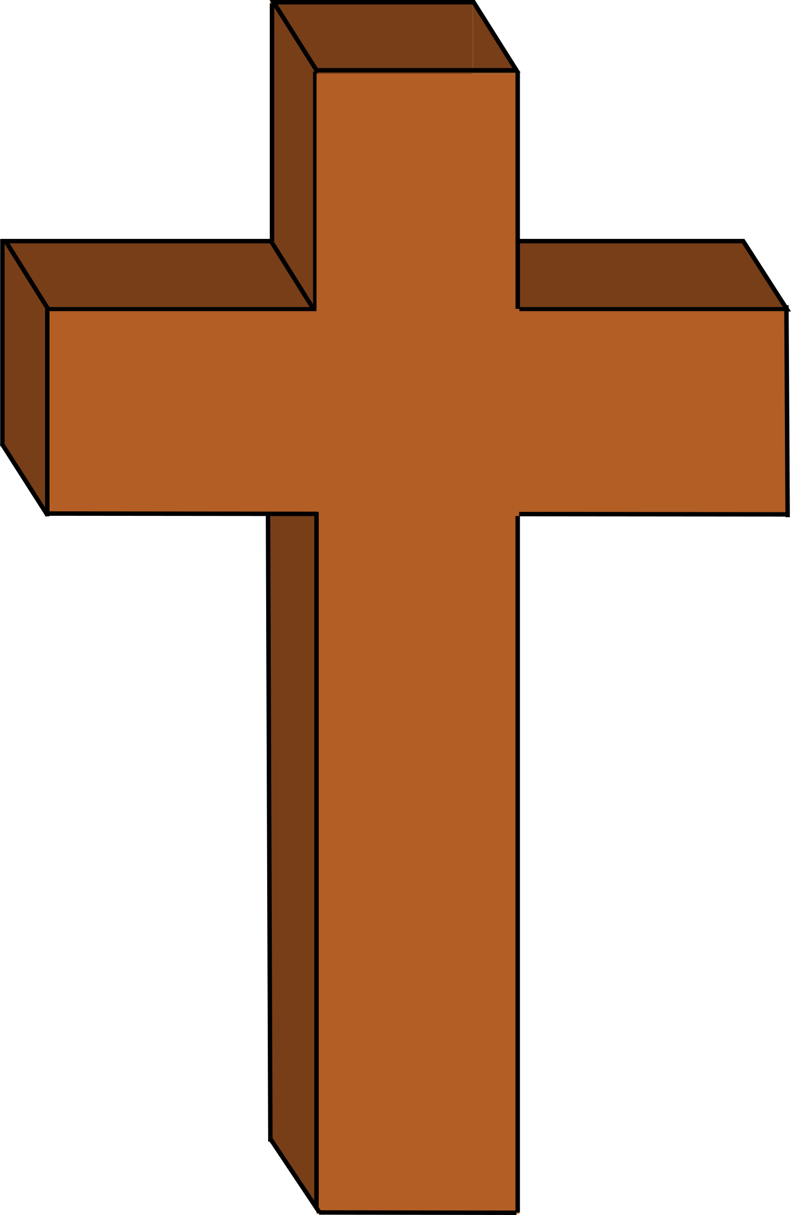 Download PNG image - Christian Cross PNG Isolated Clipart 