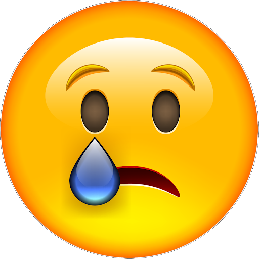 Download PNG image - Cry Emoji PNG File 
