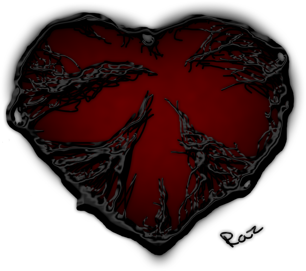 Download PNG image - Dark Red Heart PNG Pic 