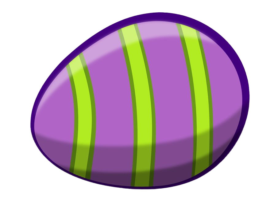 Download PNG image - Decorative Purple Easter Egg PNG Clipart 