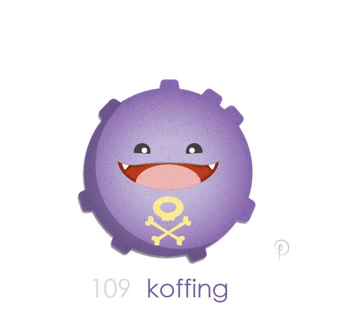 Download PNG image - Koffing Pokemon PNG HD 