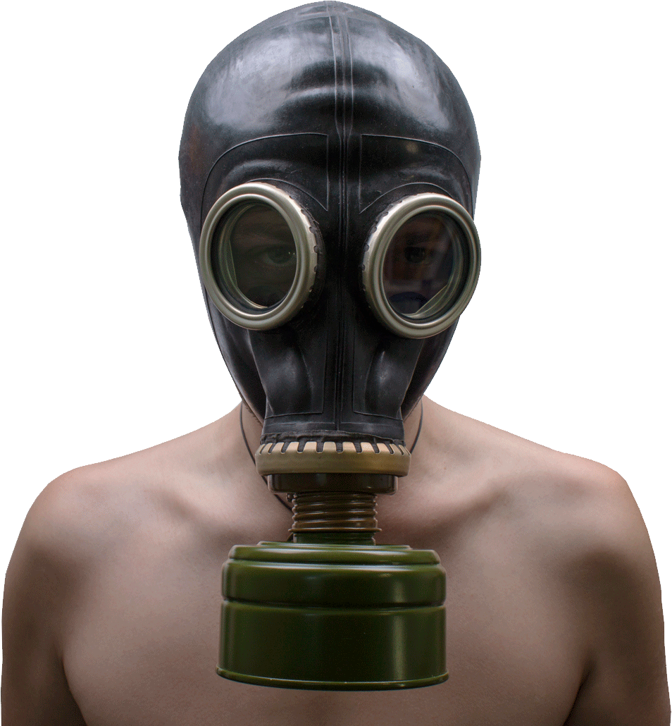 Download PNG image - Leather Cool Gas Mask Transparent PNG 