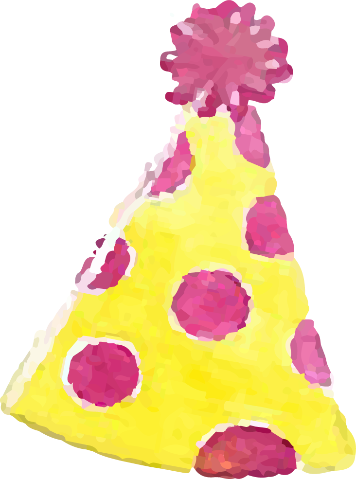Download PNG image - Party Birthday Hat PNG Transparent Picture 