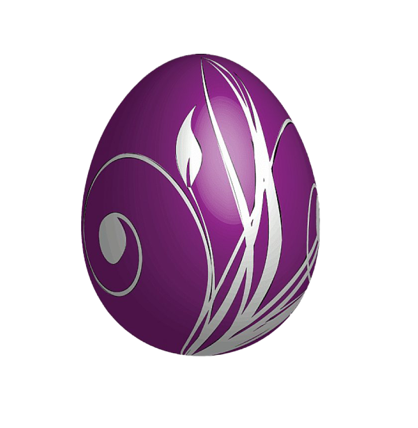 Download PNG image - Purple Easter Egg PNG Free Download 
