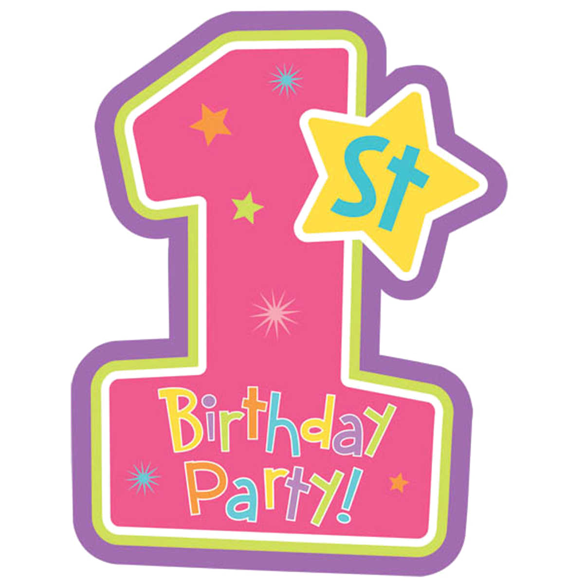 Download PNG image - 1st Birthday PNG Image 