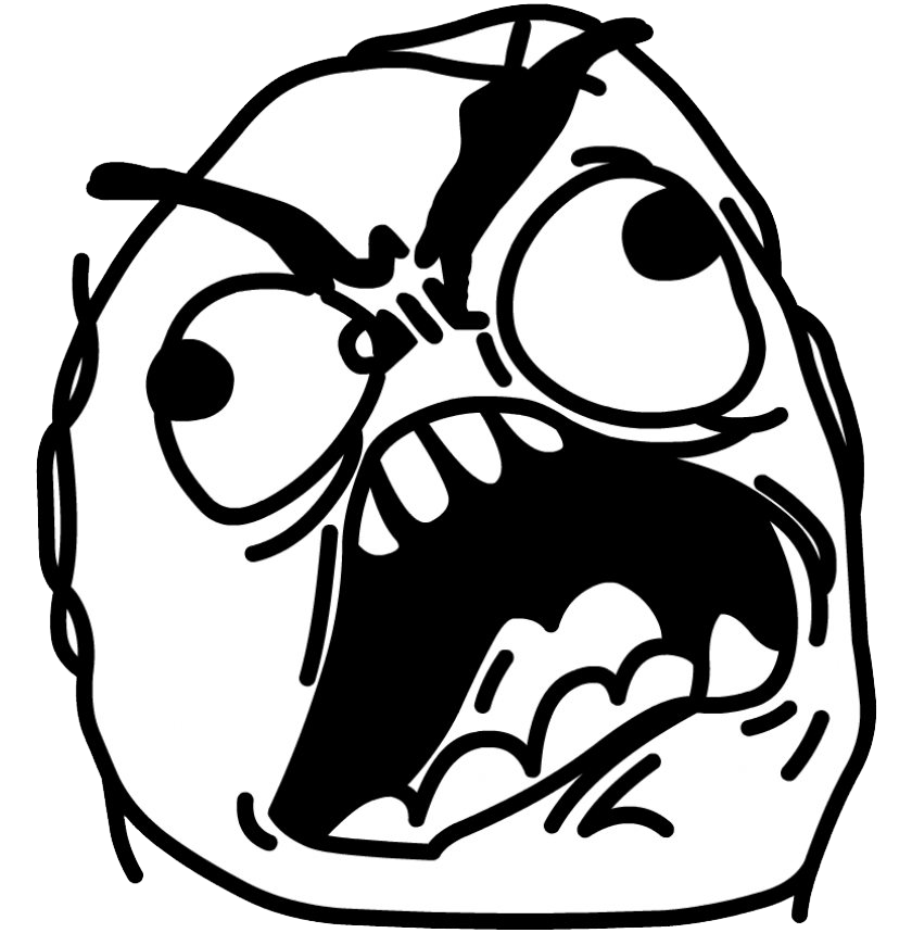 Download PNG image - Angry Face Meme PNG File 