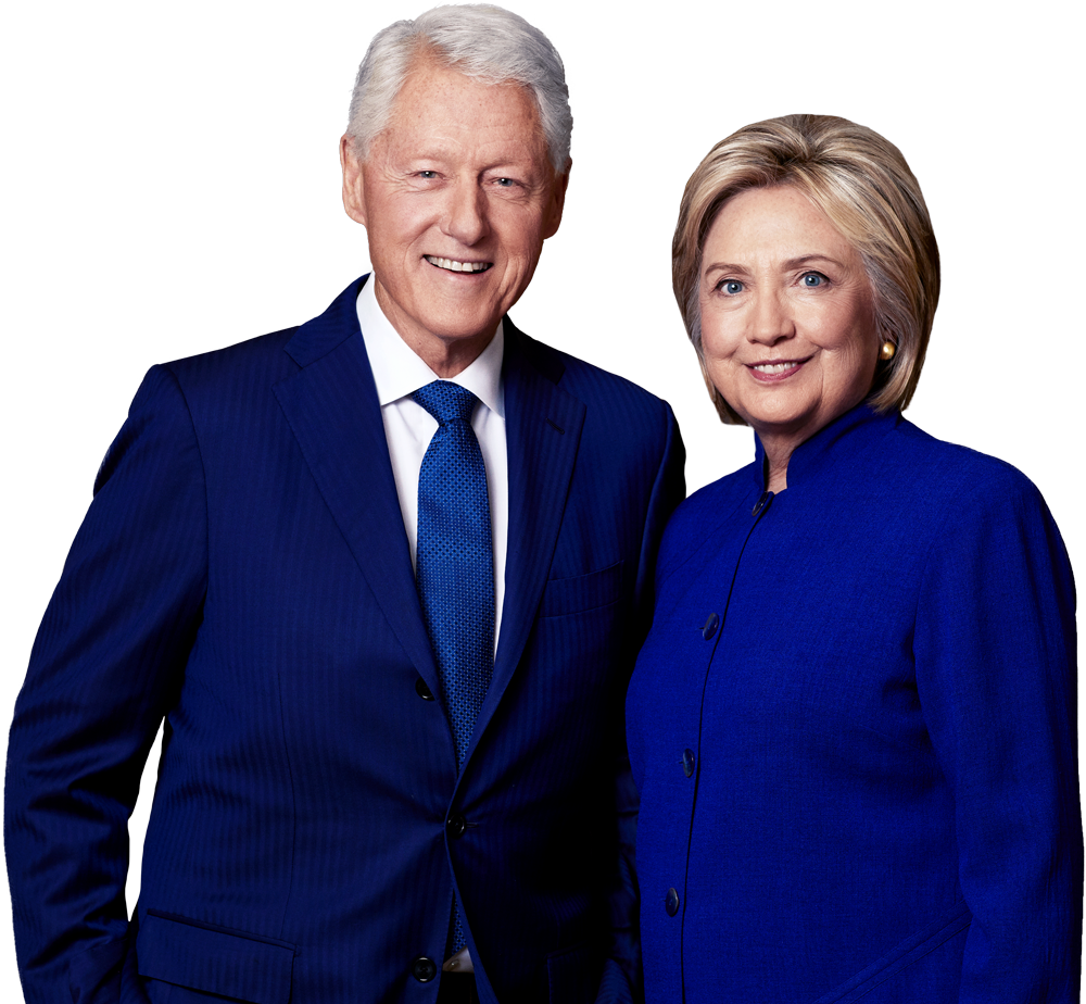 Download PNG image - Bill Clinton Smile PNG 