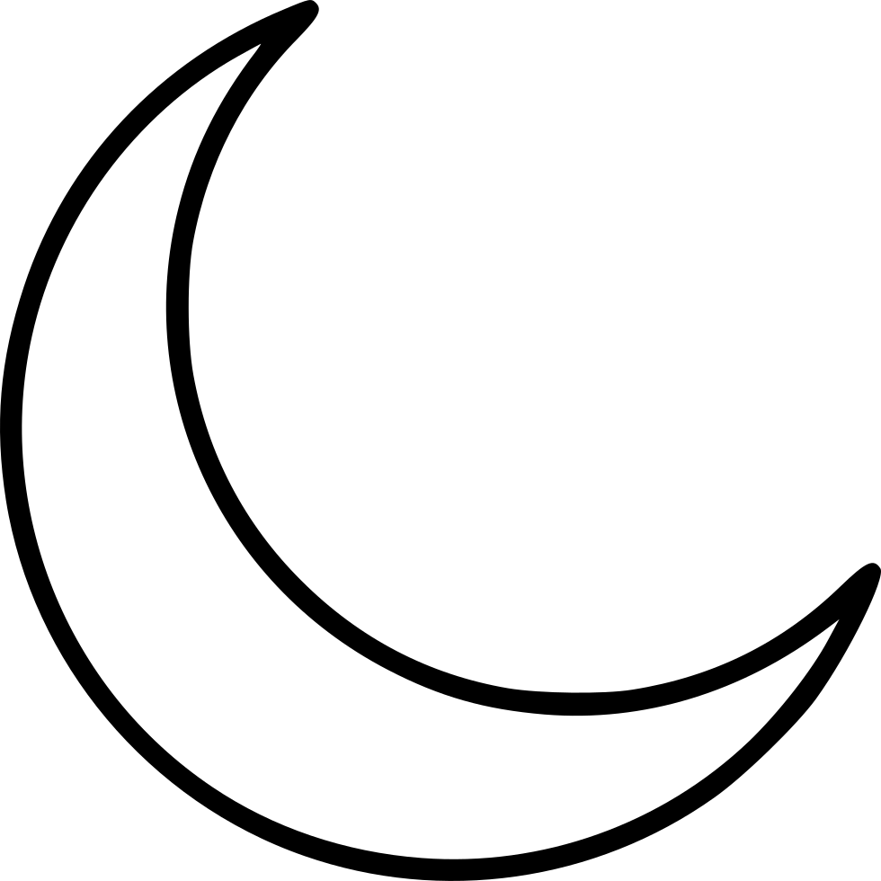 Download PNG image - Crescent Moon Transparent PNG 