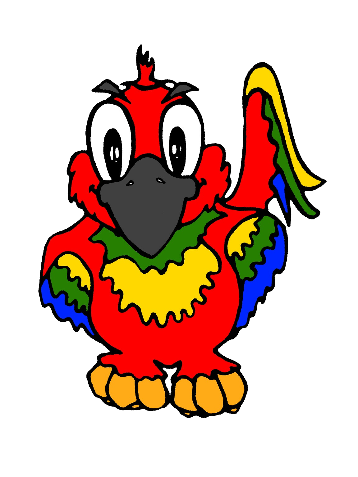Download PNG image - Cute Parrot PNG Transparent Image 