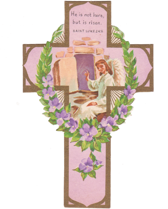 Easter Cross PNG Isolated Photos