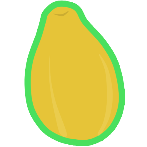 Download PNG image - Green Papaya Transparent Background 