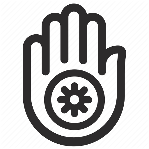 Download PNG image - Hand Jainism Symbol Transparent PNG 