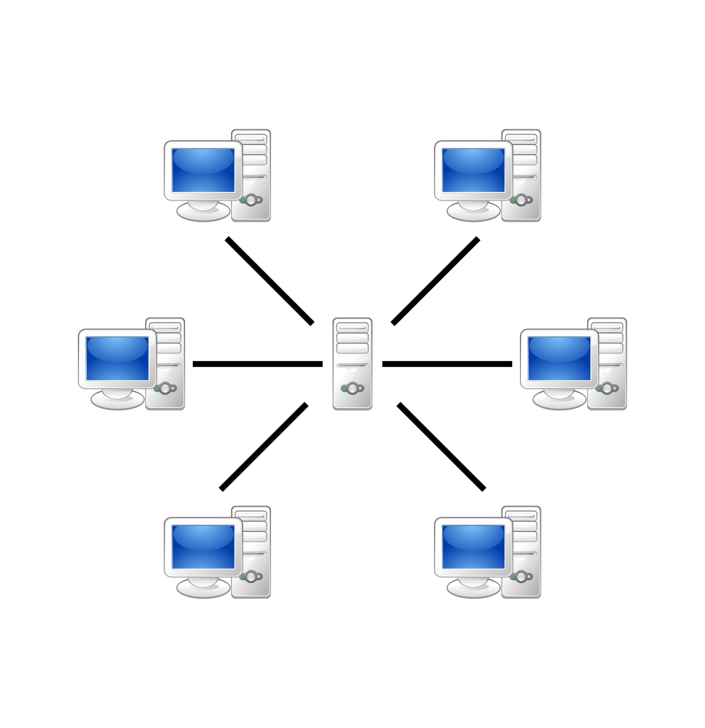 Download PNG image - Local Network Computer PNG File 