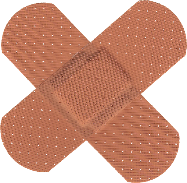 Download PNG image - Medical Bandage Cross Transparent PNG 
