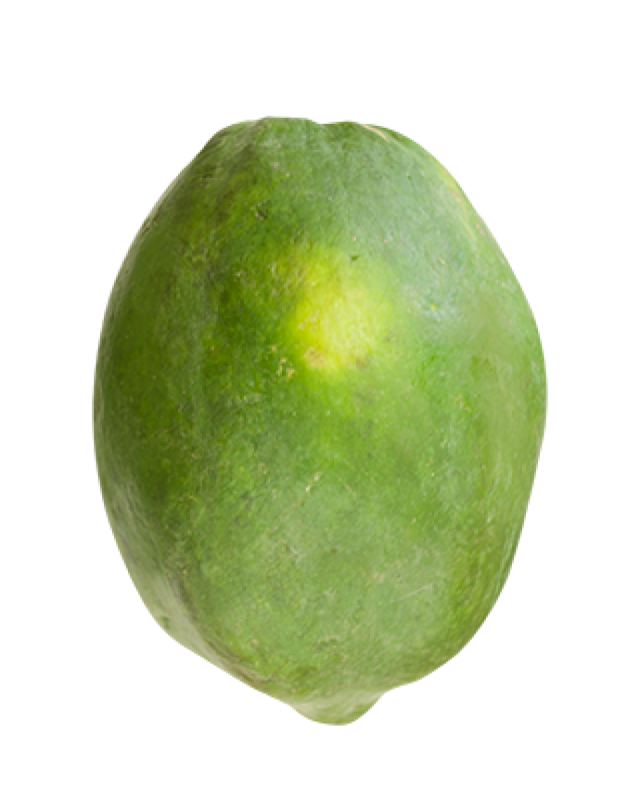 Download PNG image - Raw Green Papaya Transparent PNG 