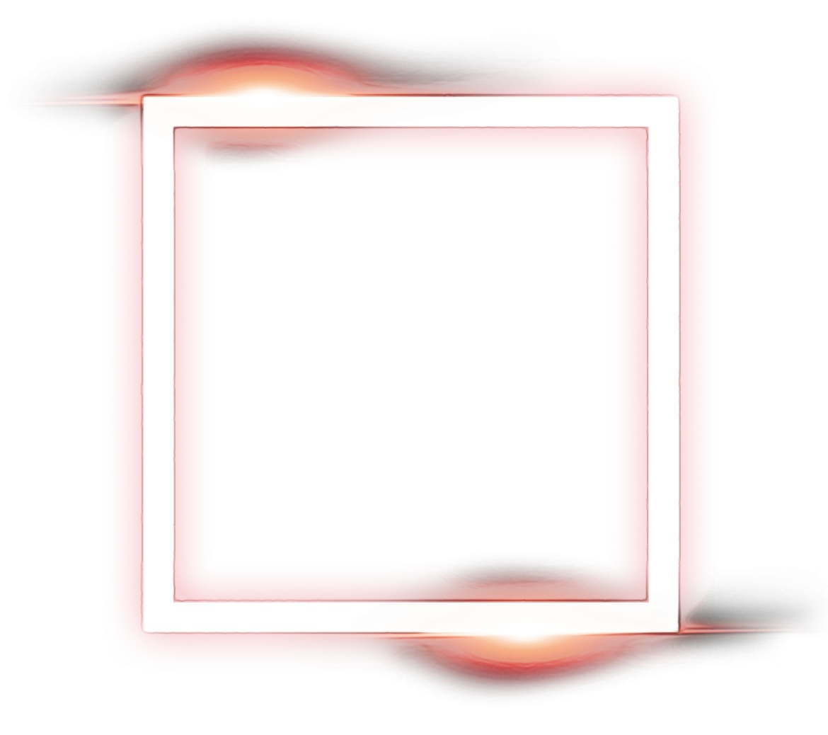 Download PNG image - Square Glow Light Effect PNG File 