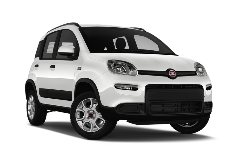 Download PNG image - White Fiat Panda PNG Clipart 