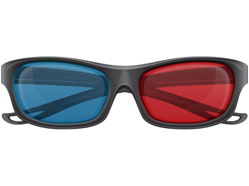 Download PNG image - 3D Film Glasses PNG Photo 