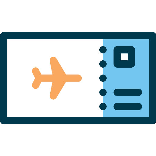Download PNG image - Air Ticket Vector PNG Isolated Pic 