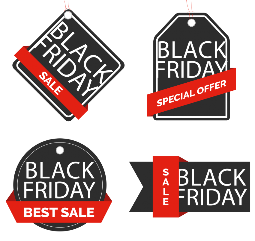 Download PNG image - Black Friday Text PNG Clipart 
