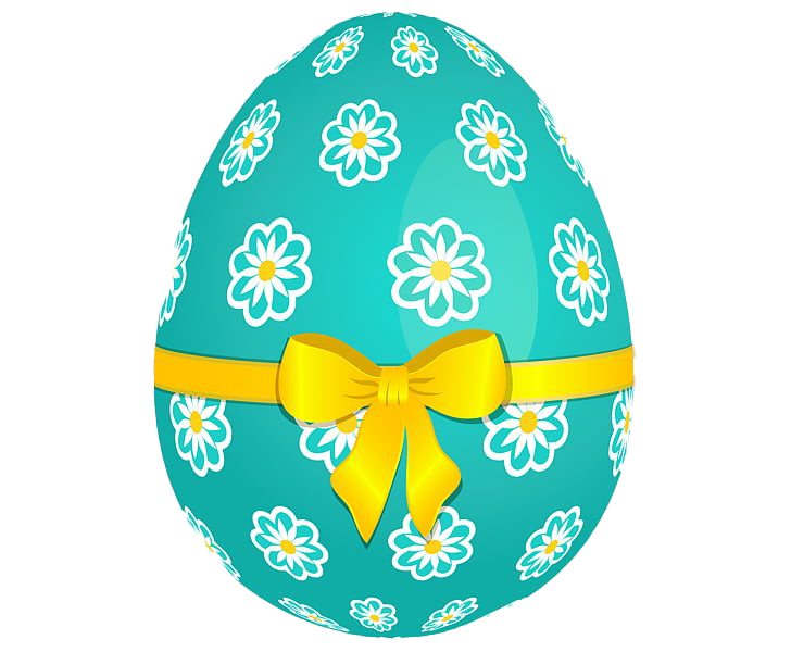 Download PNG image - Blue Easter Egg PNG Photo 