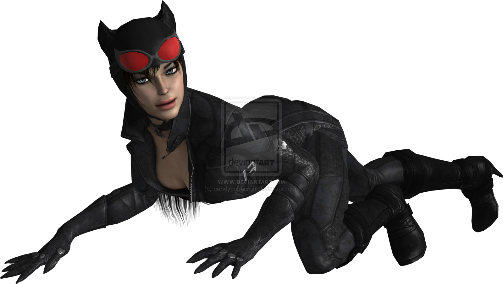 Download PNG image - Fornite Catwoman Comic Book Outfit PNG HD 