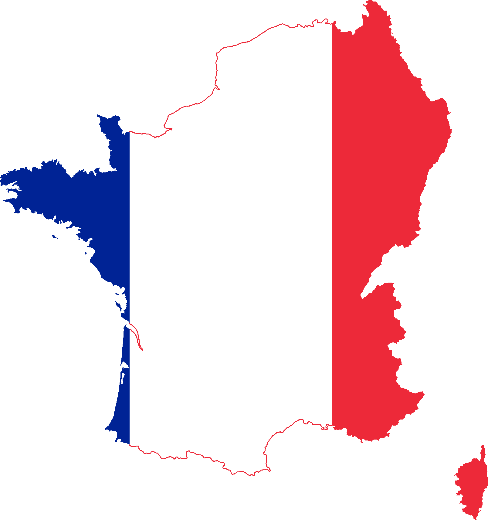 Download PNG image - France Vector Map PNG Image 