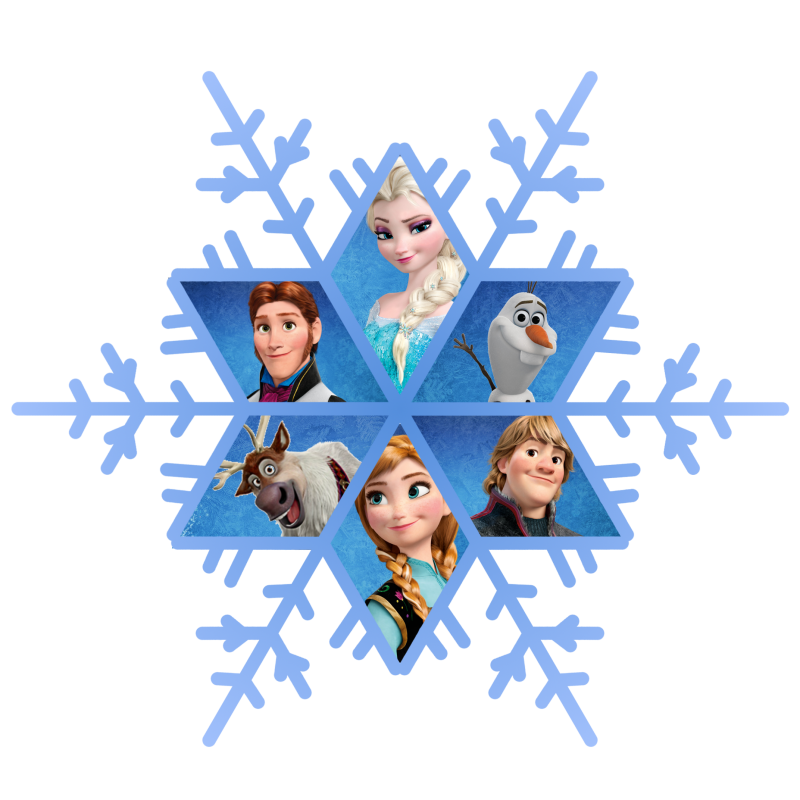Download PNG image - Frozen Snowflake PNG Free Download 