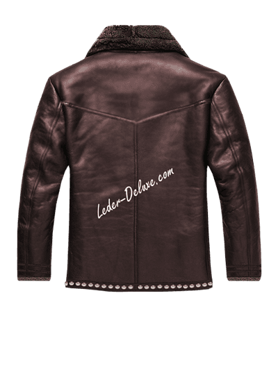 Download PNG image - Fur Lined Leather Jacket PNG Transparent 