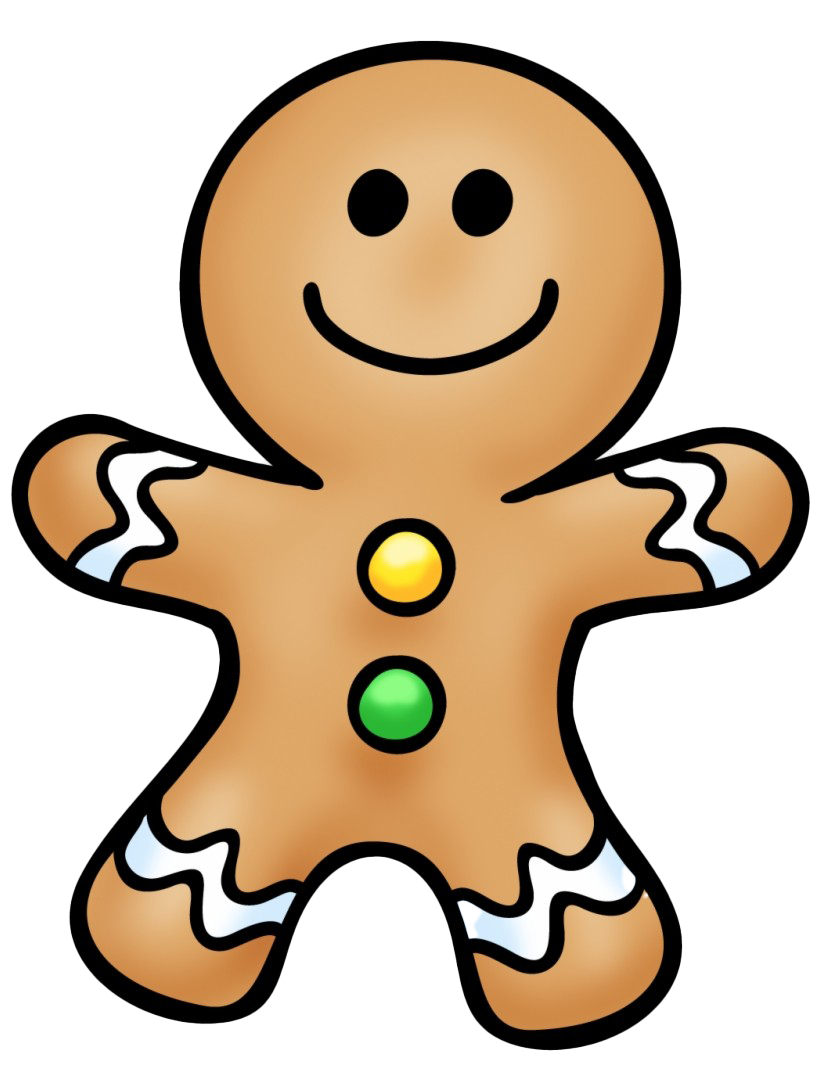 Download PNG image - Gingerbread Man PNG File 