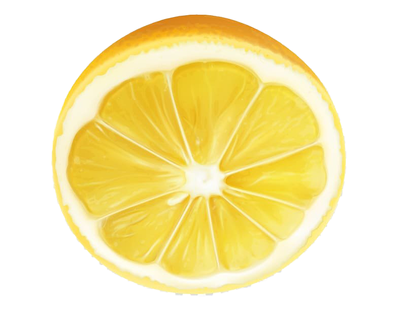 Download PNG image - Half Lemon Cut Transparent PNG 