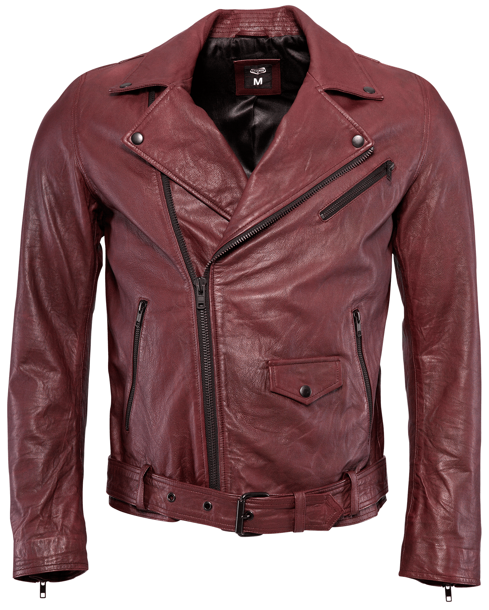 Download PNG image - Leather Red Jacket PNG File 
