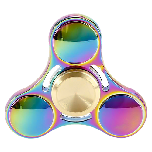Download PNG image - Rainbow Fidget Spinner PNG Transparent Picture 