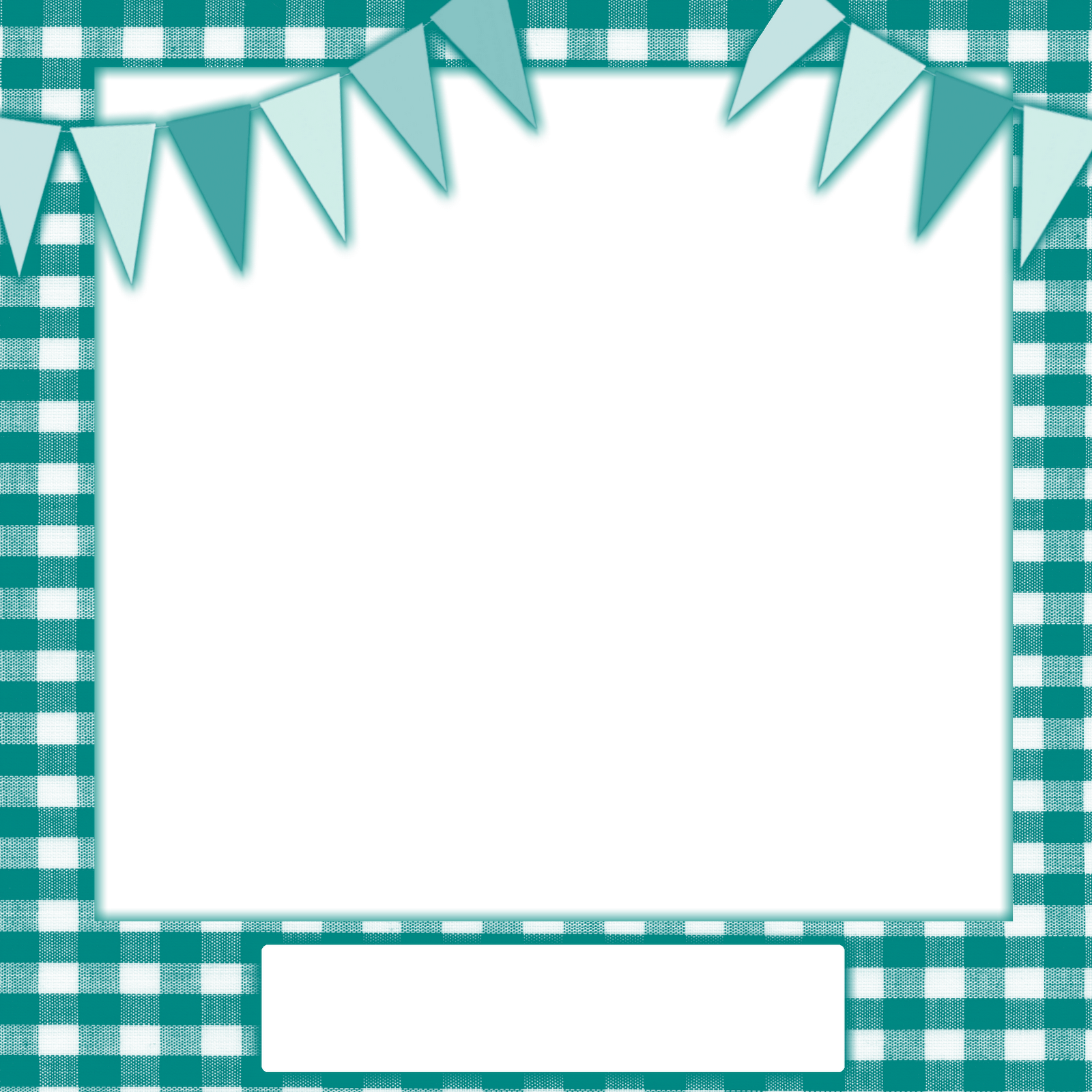 Download PNG image - Rectangle Teal Frame PNG Clipart 