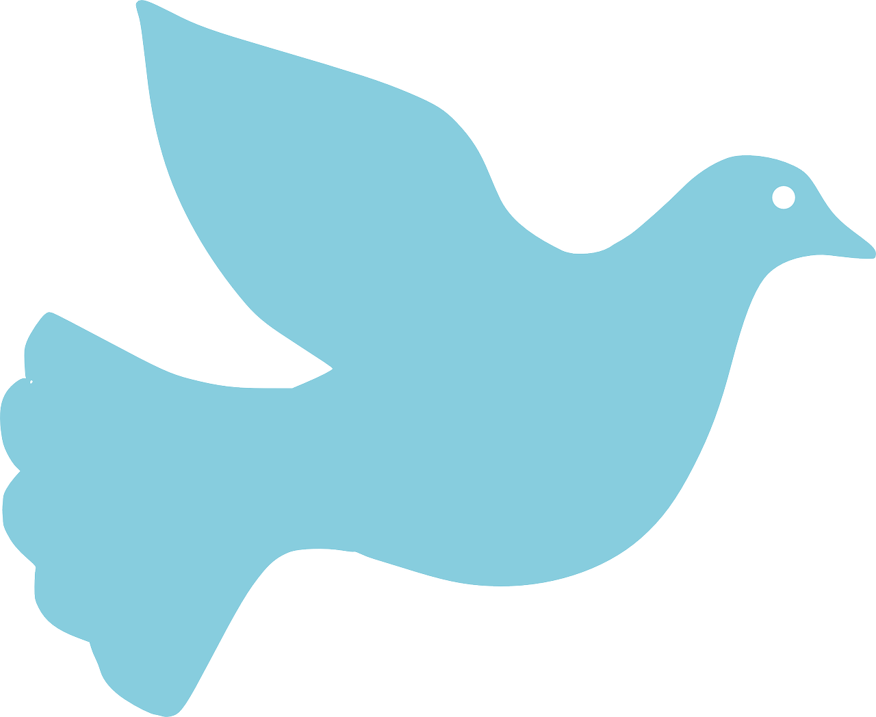Download PNG image - Vector Peace Pigeon Transparent Background 