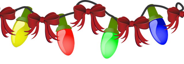 Download PNG image - Xmas Lights PNG Transparent Picture 