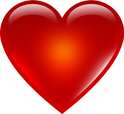 Download PNG image - 3D Red Heart Transparent PNG 