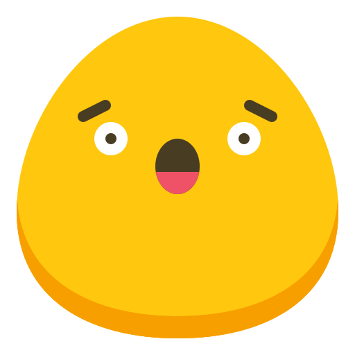 Download PNG image - Amazed Reaction Emoji PNG Free Download 