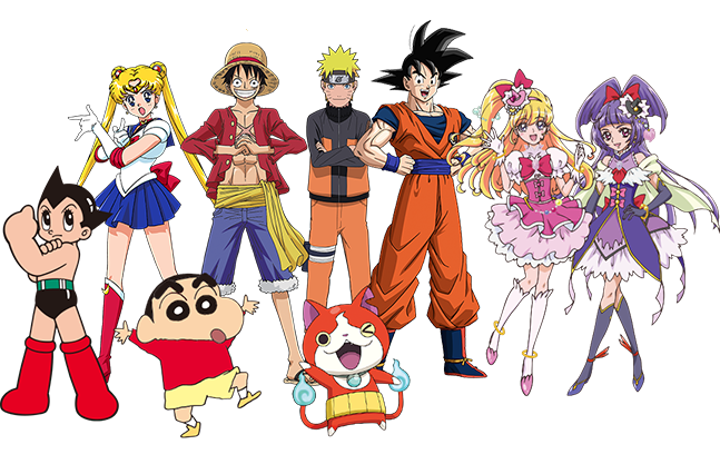 Download PNG image - Anime Group Download PNG Image 
