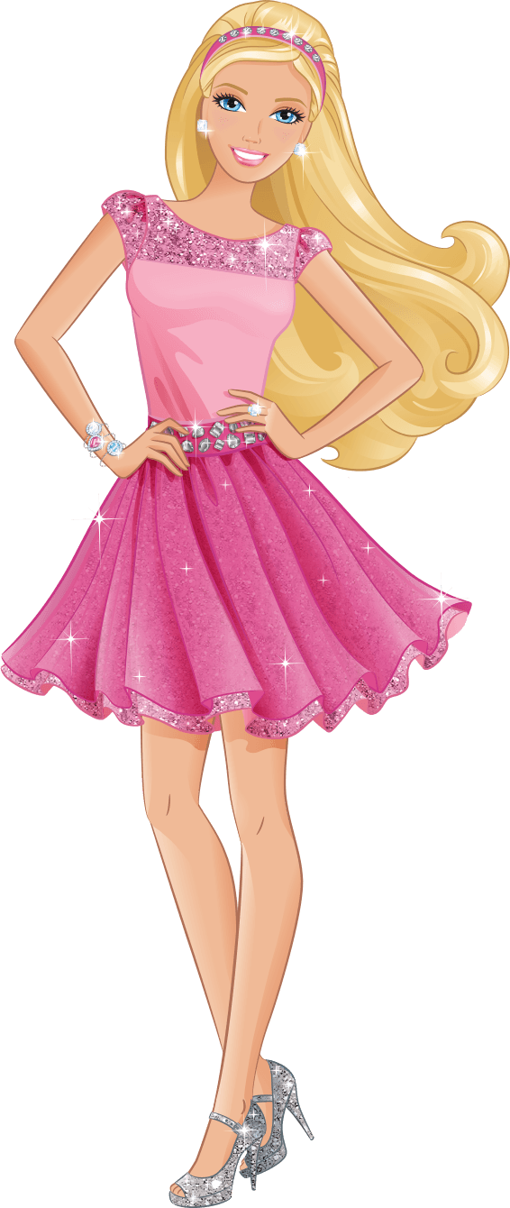 Download PNG image - Barbie Doll Vector PNG 