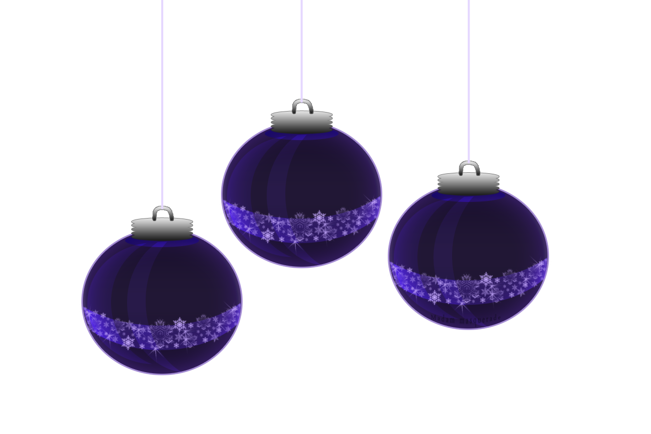 Download PNG image - Blue Christmas Bauble PNG Transparent HD Photo 
