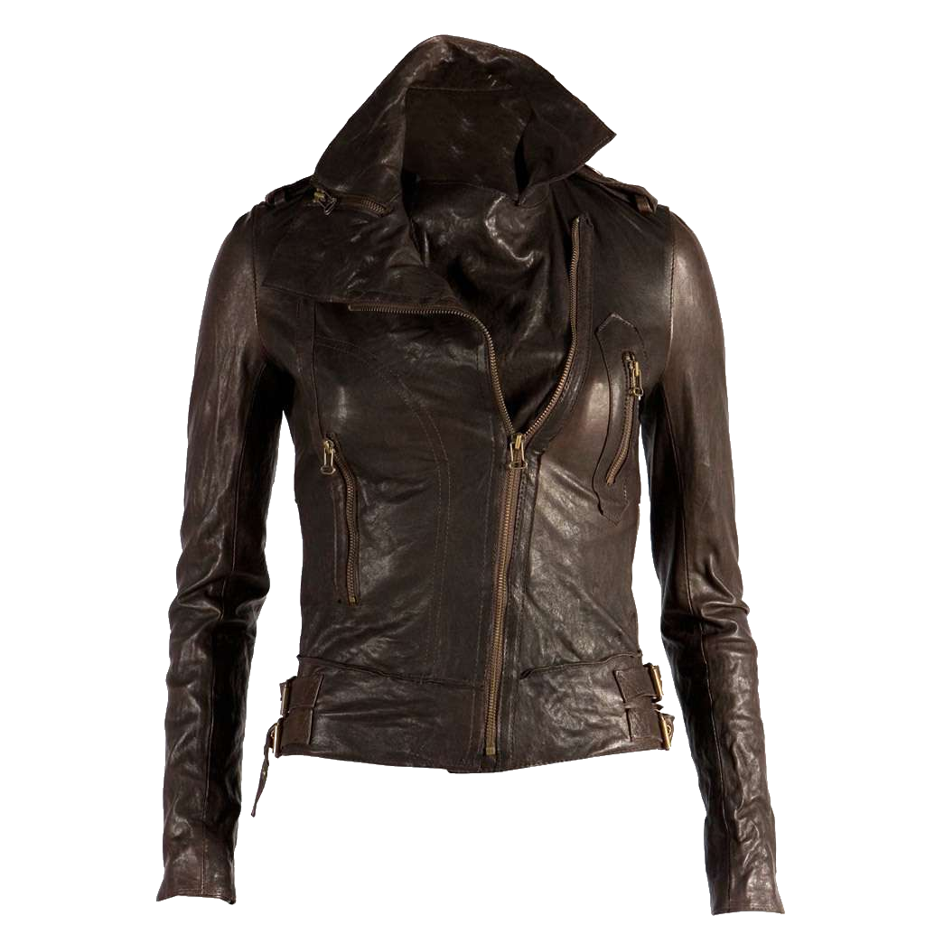 Download PNG image - Brown Leather Jacket PNG Clipart 
