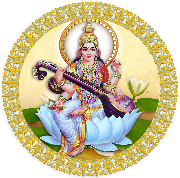 Download PNG image - Goddess Saraswati PNG Picture 