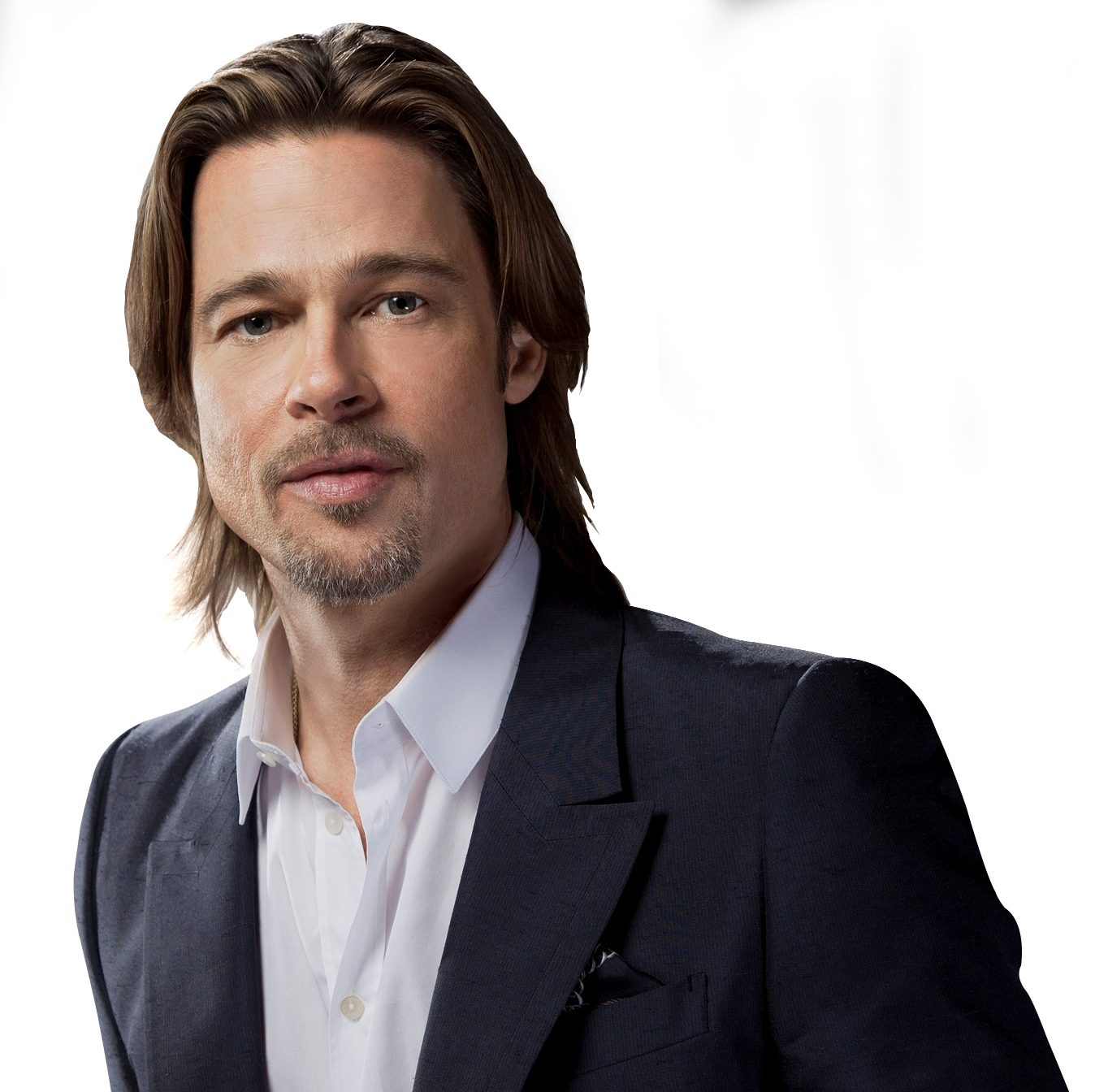 Download PNG image - Hairstyle Brad Pitt PNG Transparent Image 