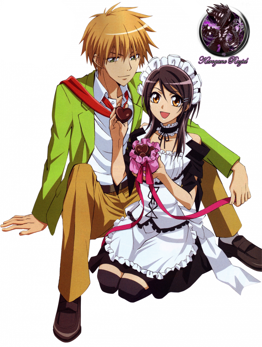 Download PNG image - High School Anime Couple PNG HD 