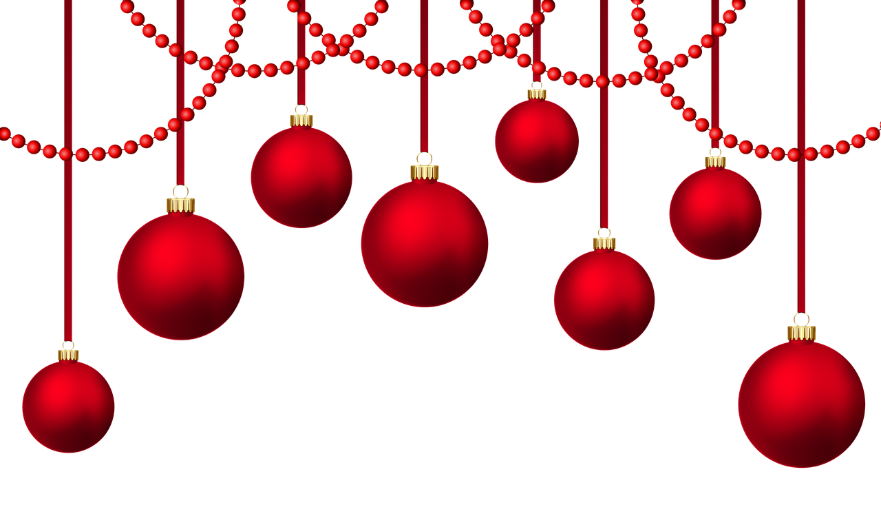 Download PNG image - Red Christmas Bauble Hanging PNG Picture 