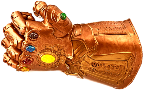 Download PNG image - Thanos Infinity Stone Gauntlet PNG Image 